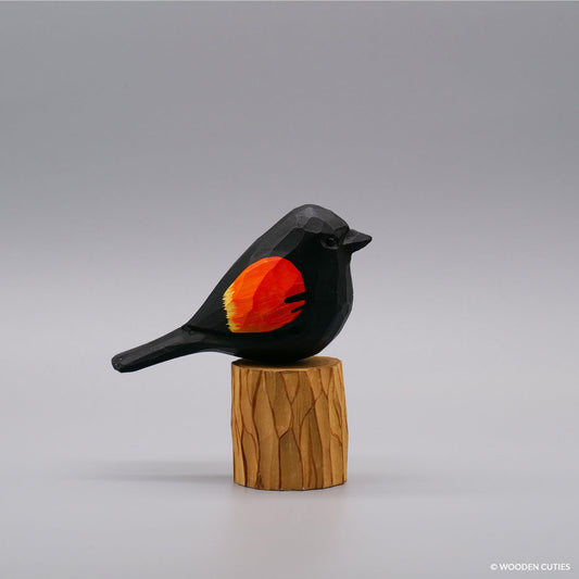 Red-Winged Blackbird #25 + Stand
