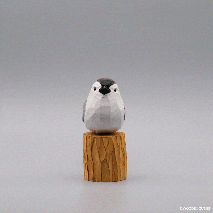 Tufted Titmouse #6 + Stand