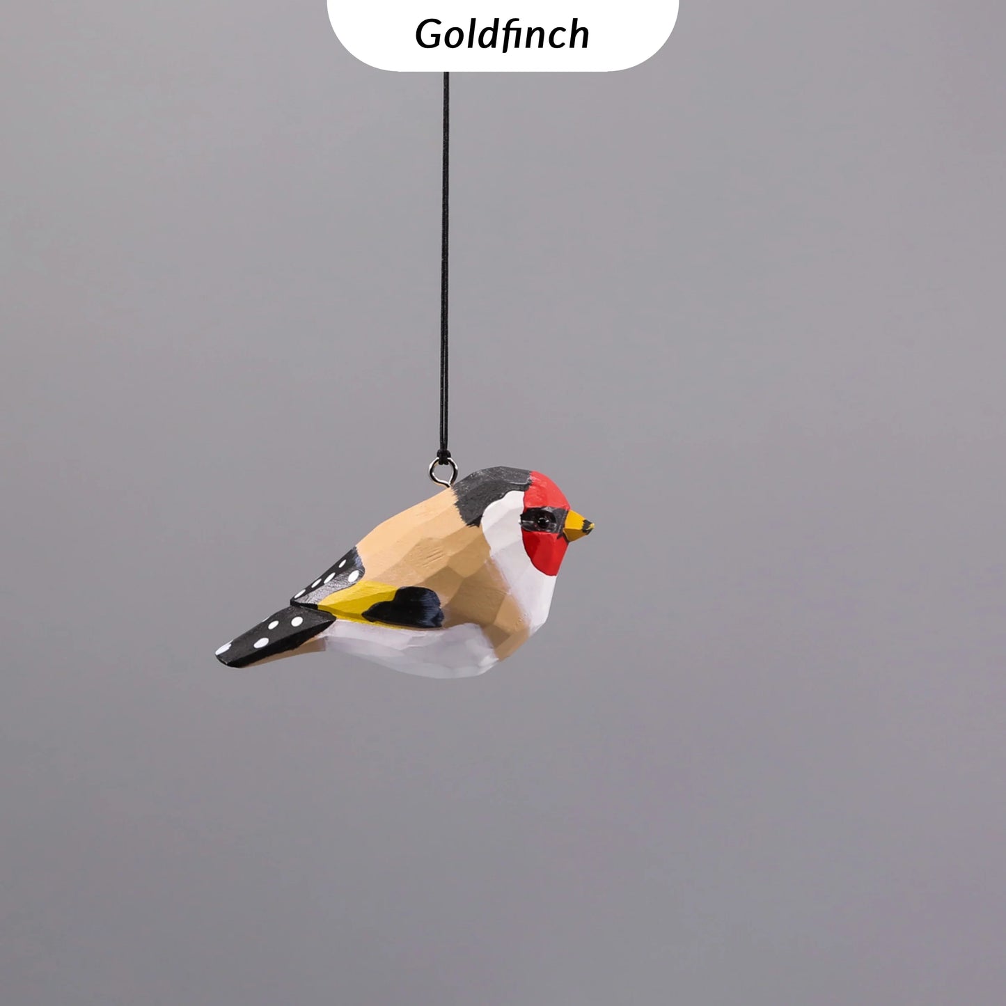 Set of 4 European Bird Ornaments