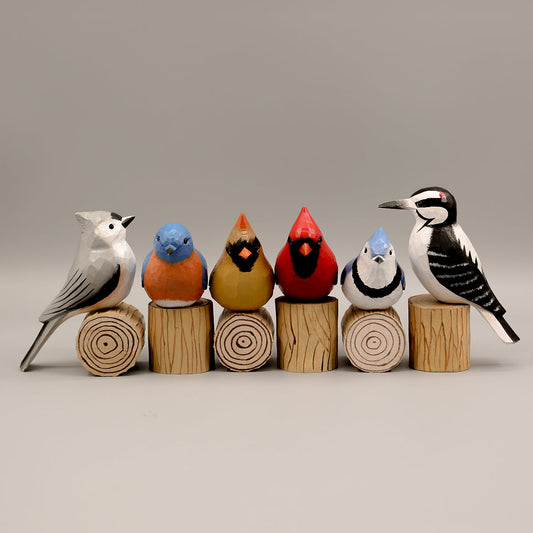 Set of 6 Signature Birds