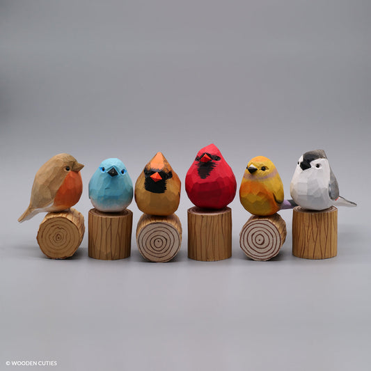Set of 6 Classic Birds