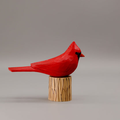 Male Cardinal + Stand