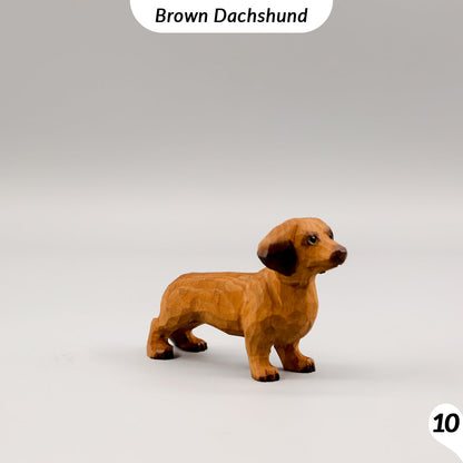 Handmade Wooden Dog