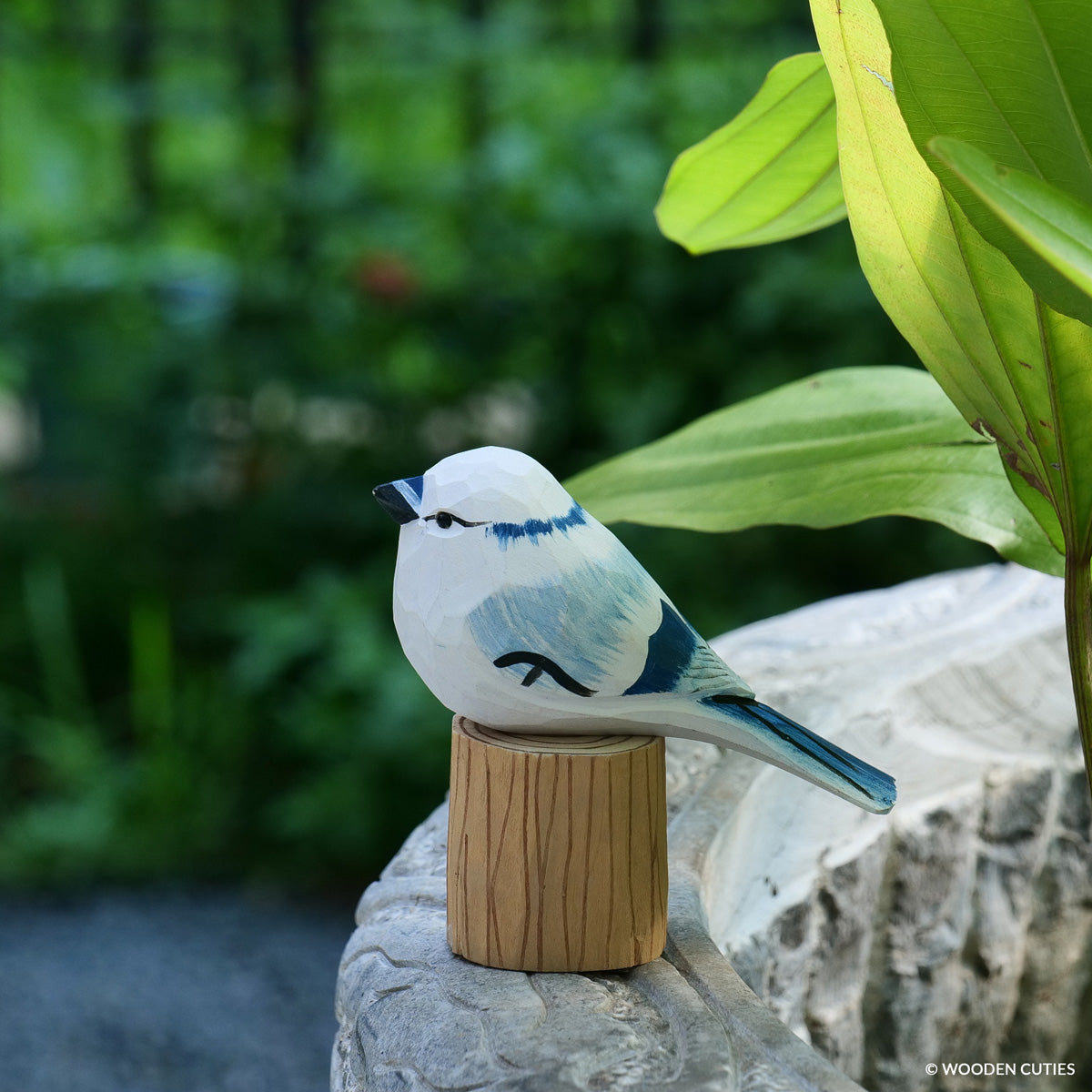 White Blue Jay #26 + Stand