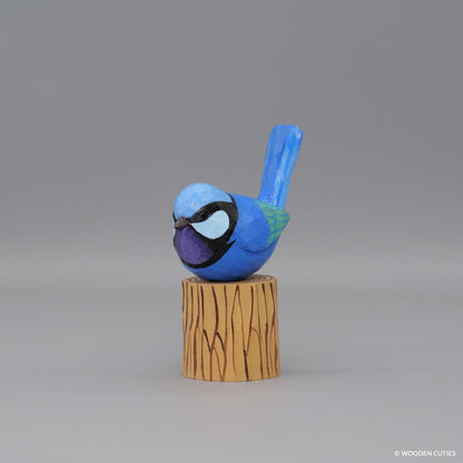 Splendid Fairywren + Stand