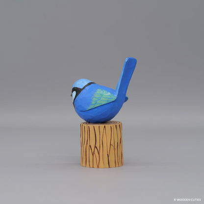 Splendid Fairywren + Stand