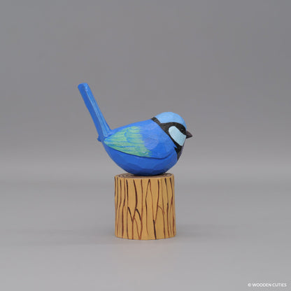 Splendid Fairywren + Stand