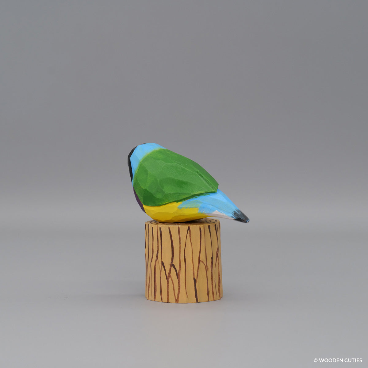 Gouldian Finch + Stand