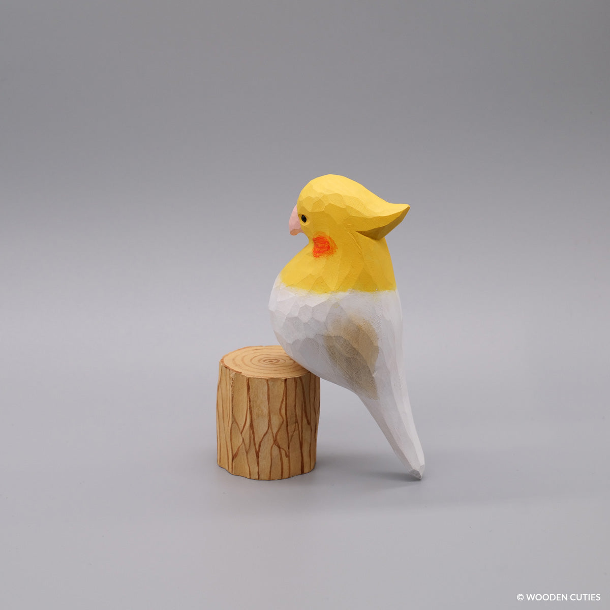 White Cockatiel + Stand