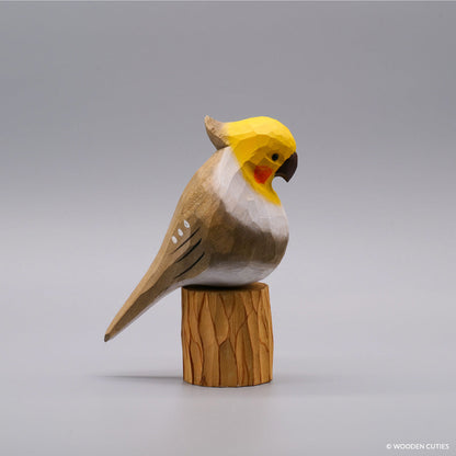 Grey Cockatiel + Stand