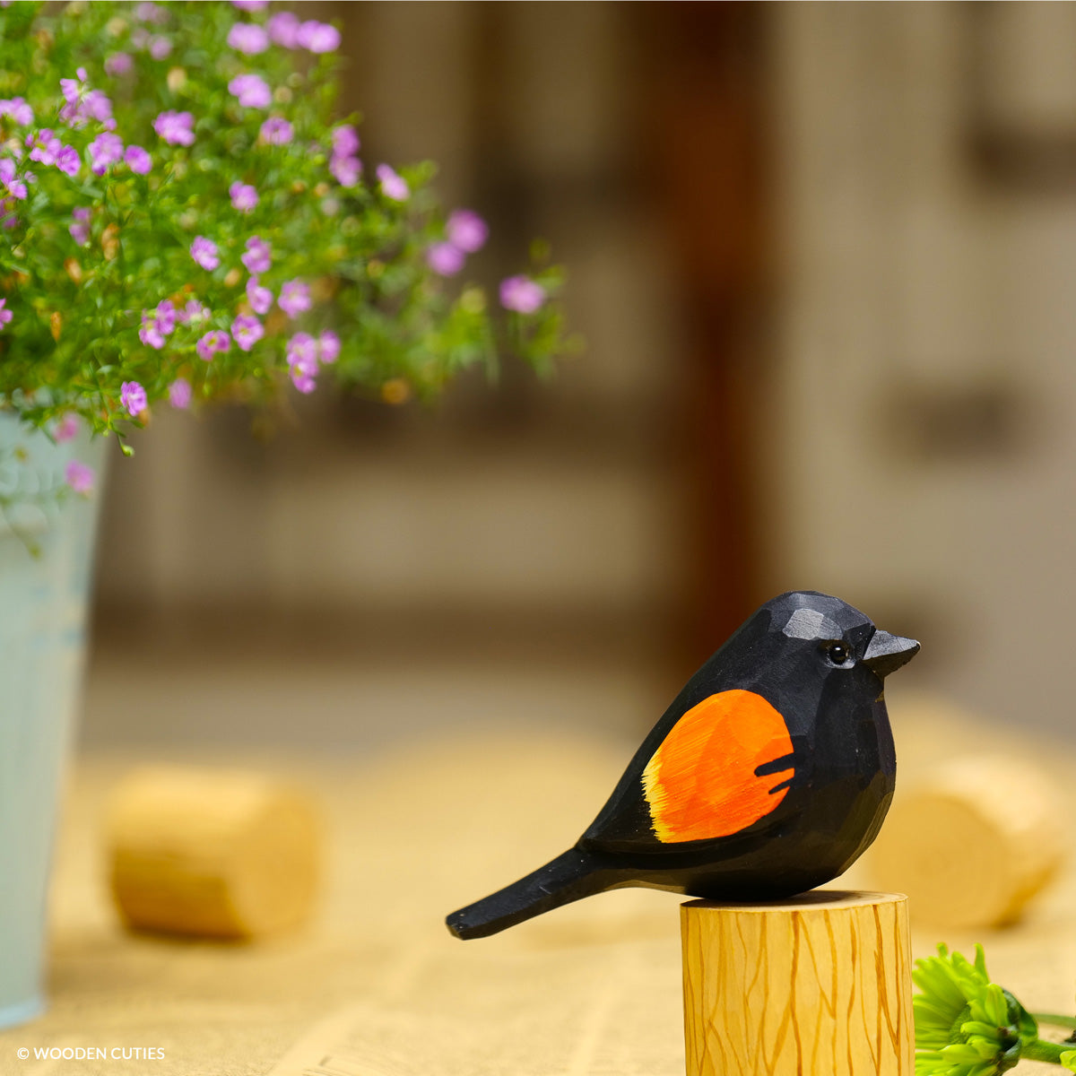 Red-Winged Blackbird #25 + Stand