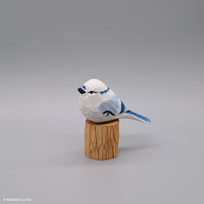 White Blue Jay #26 + Stand